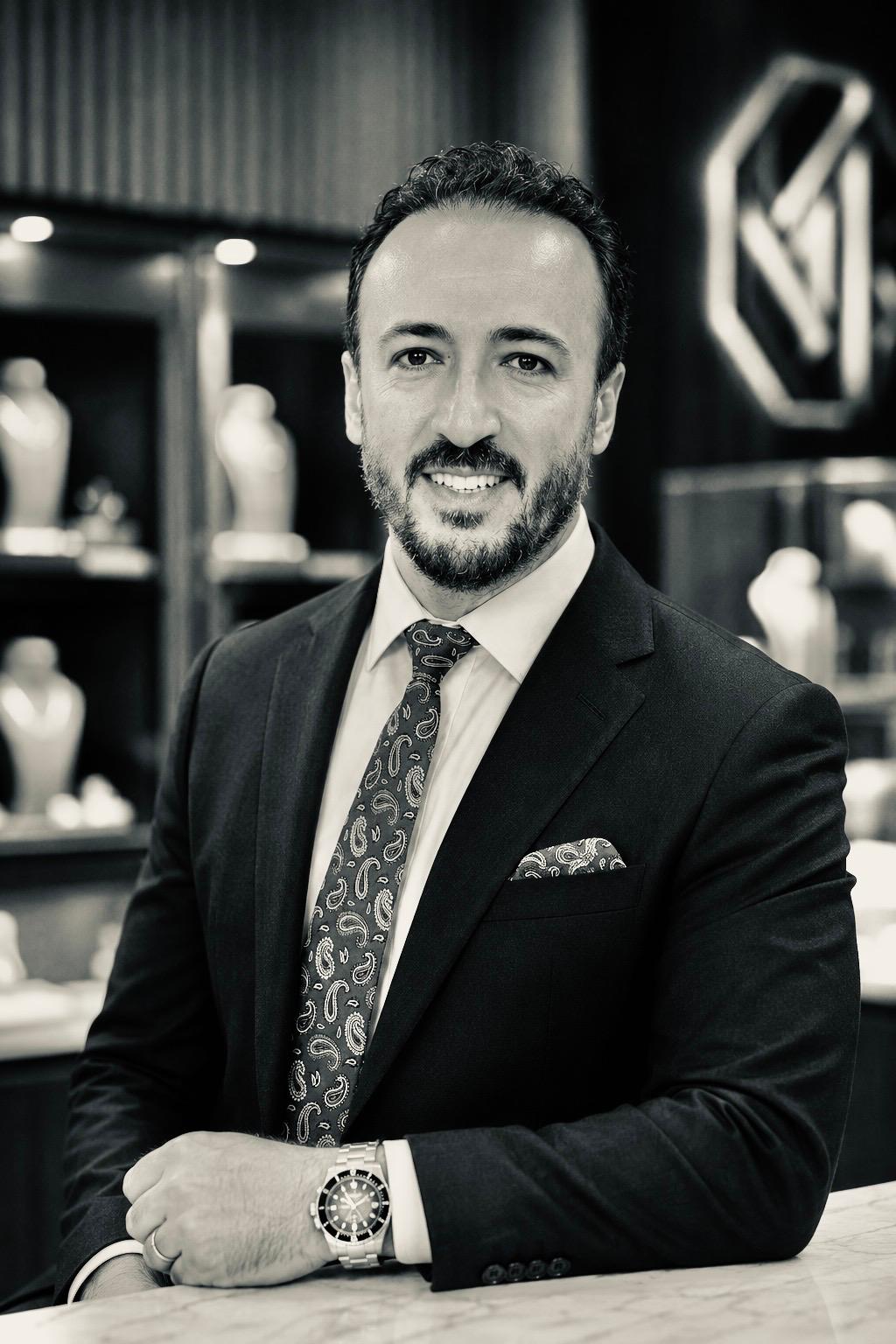 Reza Karami, founder and gemologist at MrK Jewellers